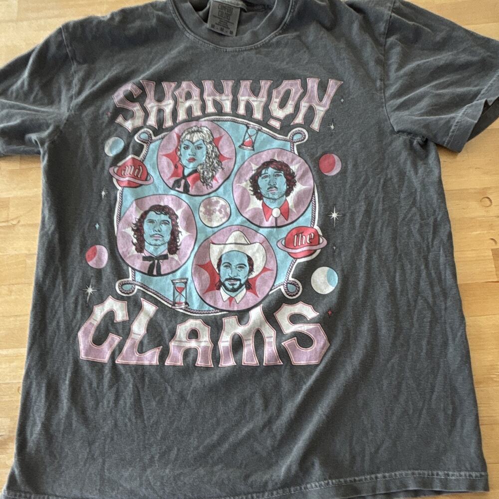 Size Medium Shannon & the Clams 2024 Tour Tee Comfort Colors